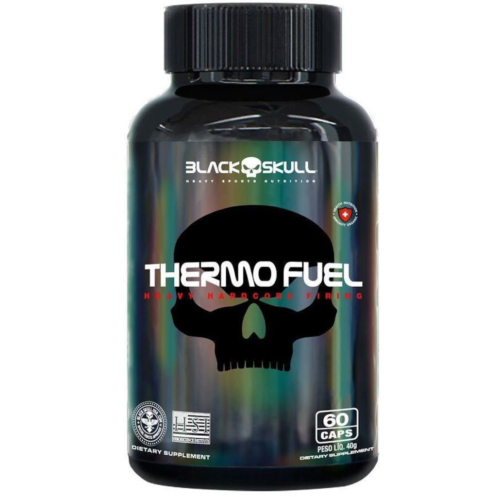 Termogênico Black Skull Thermo Fuel - 60 Caps