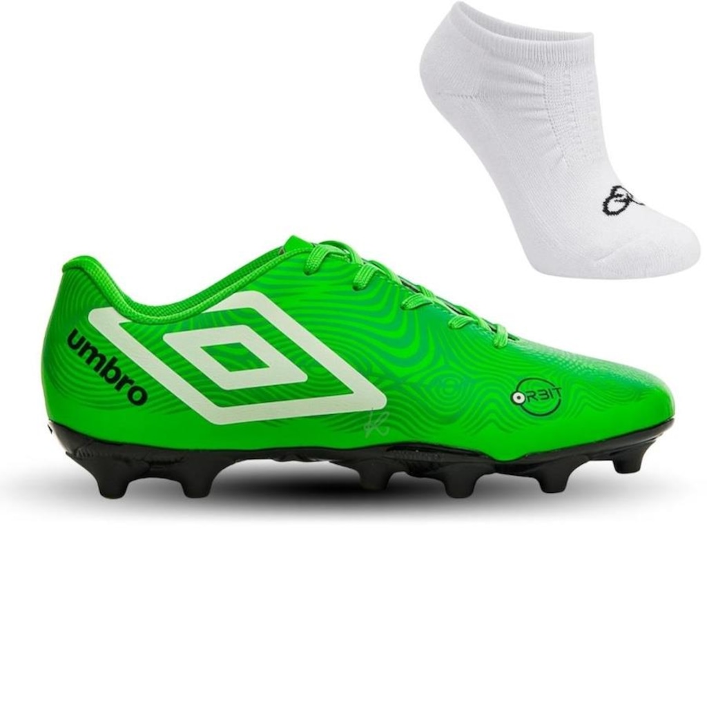 Chuteira de Campo Umbro Orbit + Meias - Adulto