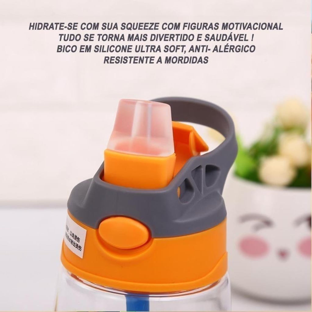 Imagem 4 do produto Garrafa Squeeze Esportiva Gold Sports - 480 Ml