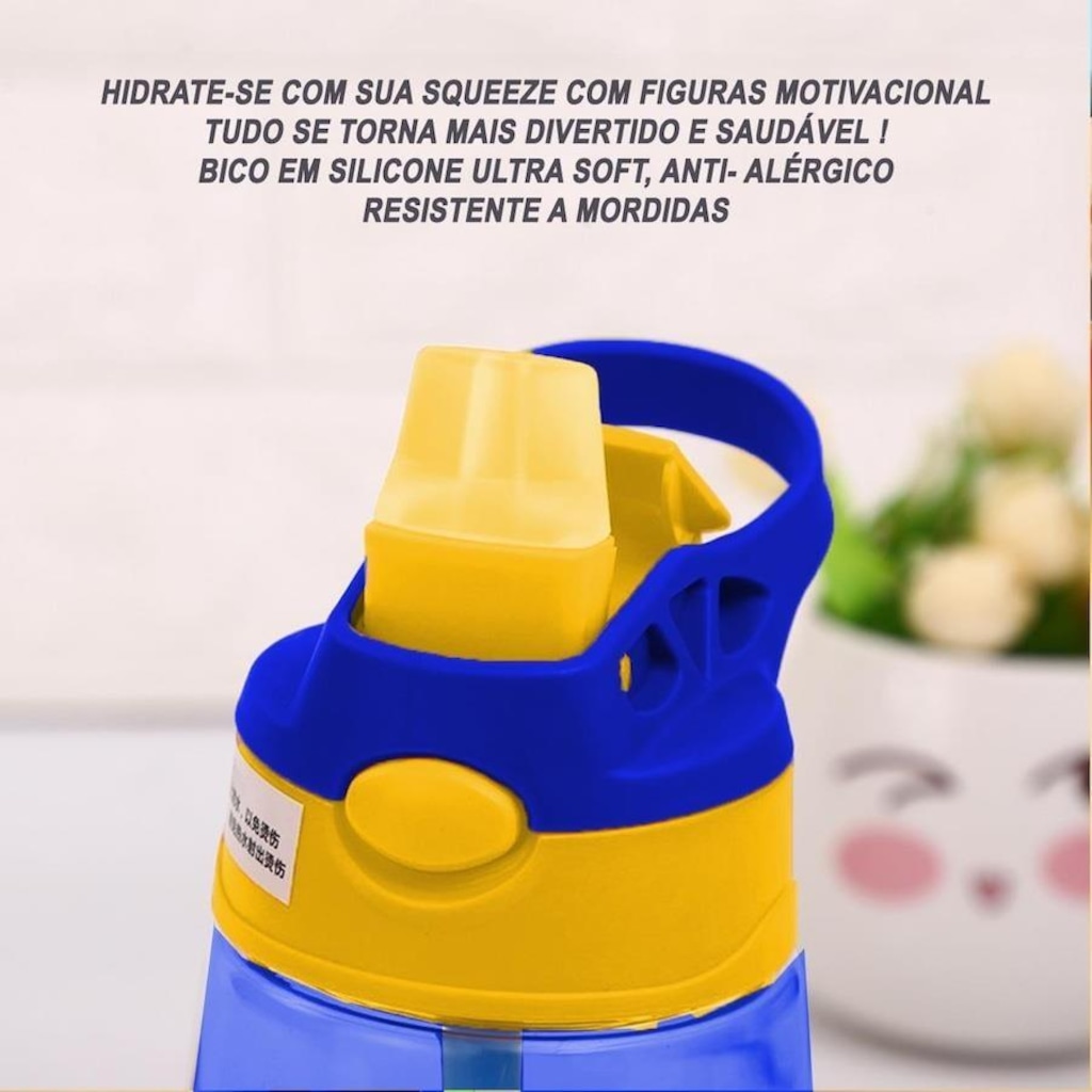 Imagem 3 do produto Garrafa Squeeze Esportiva Gold Sports - 480 Ml