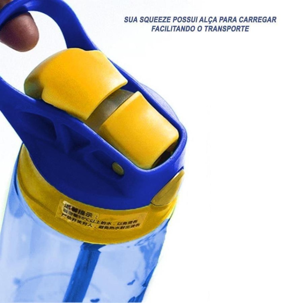 Imagem 4 do produto Garrafa Squeeze Esportiva Gold Sports - 480 Ml