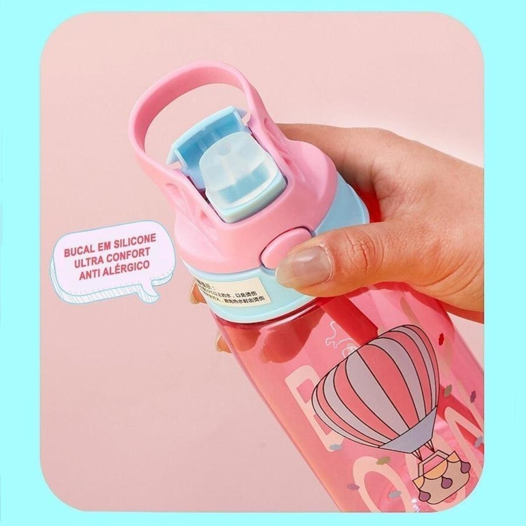 Imagem 5 do produto Garrafa Squeeze Esportiva Gold Sports - 480 Ml