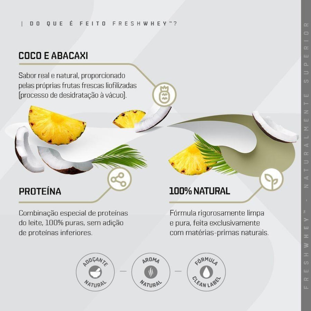 Imagem 4 do produto Whey Dux Nutrition -Coco e Abacaxi - 900g