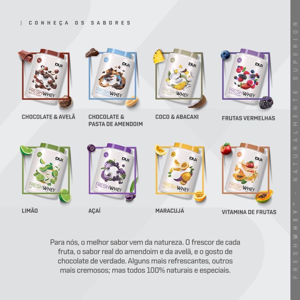 Imagem 5 do produto Whey Dux Nutrition - Vitamina de Frutas - 900G