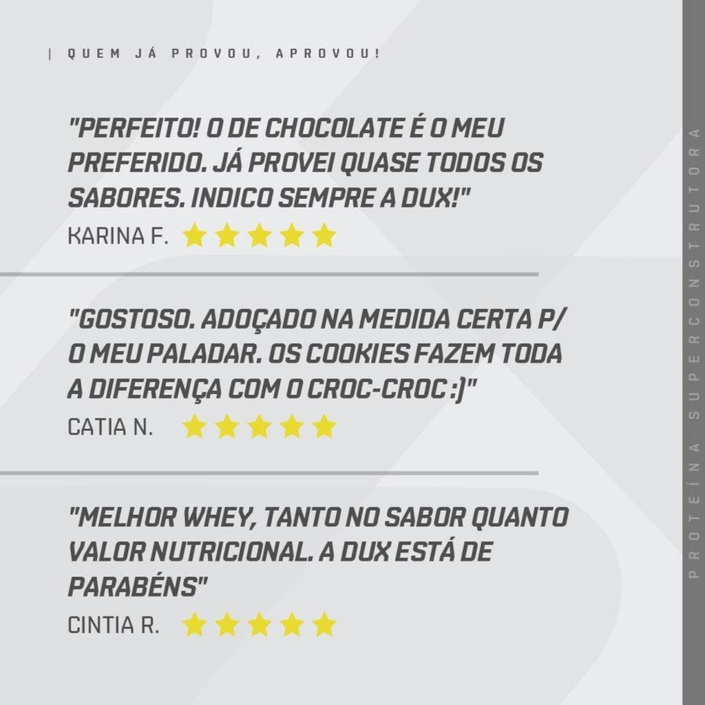 Imagem 3 do produto Whey Protein Dux Nutrition Concentrado 450 g