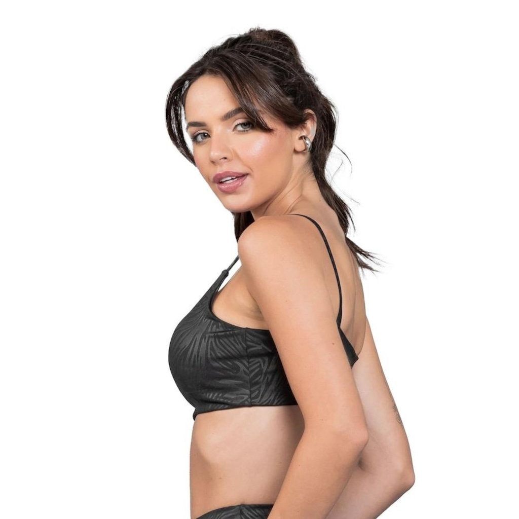 Imagem 3 do produto Top Fitness Manalinda com Bojo Alcinha Zoo - Feminino