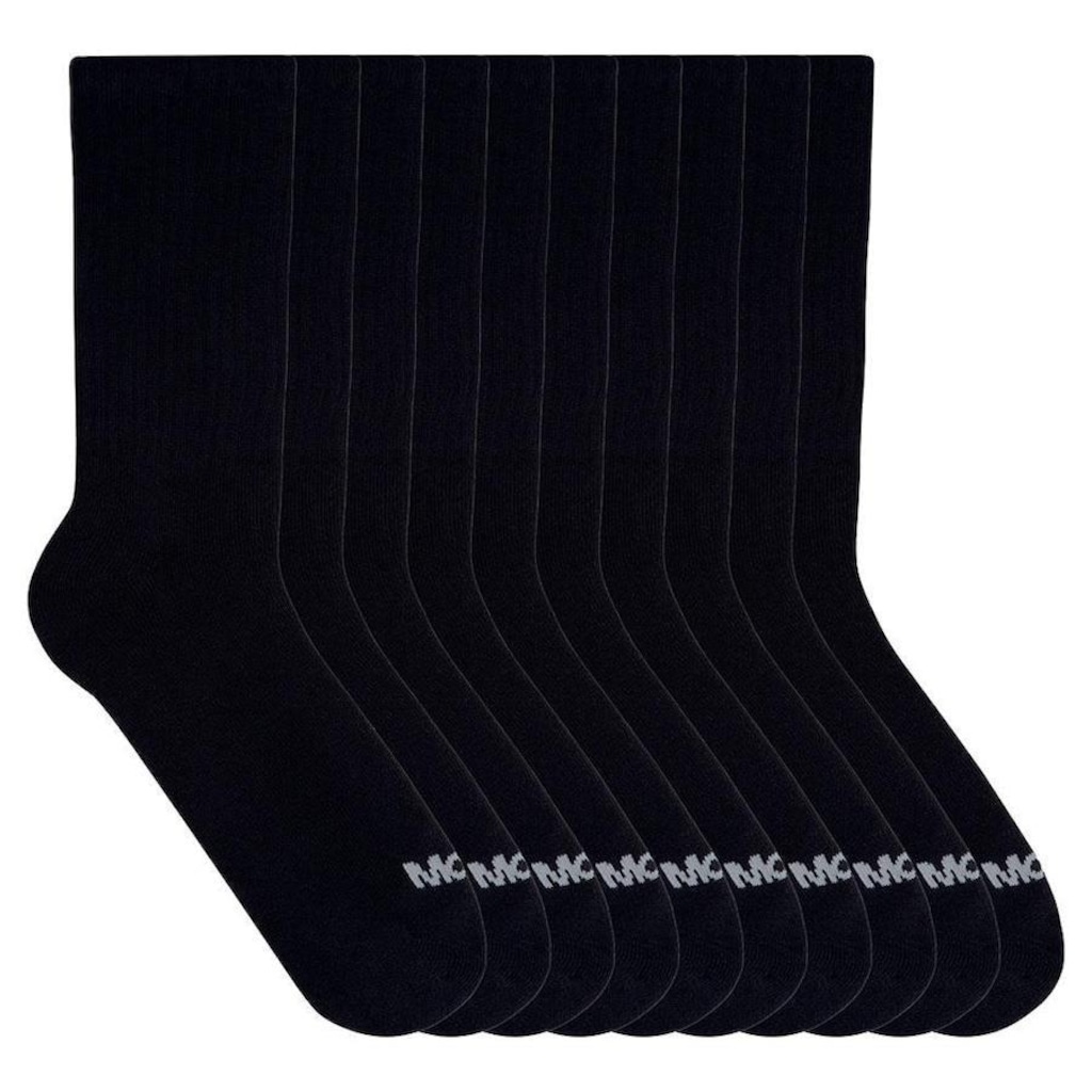 Kit Meias Cano Longo Mash - 10 unidades - Masculina