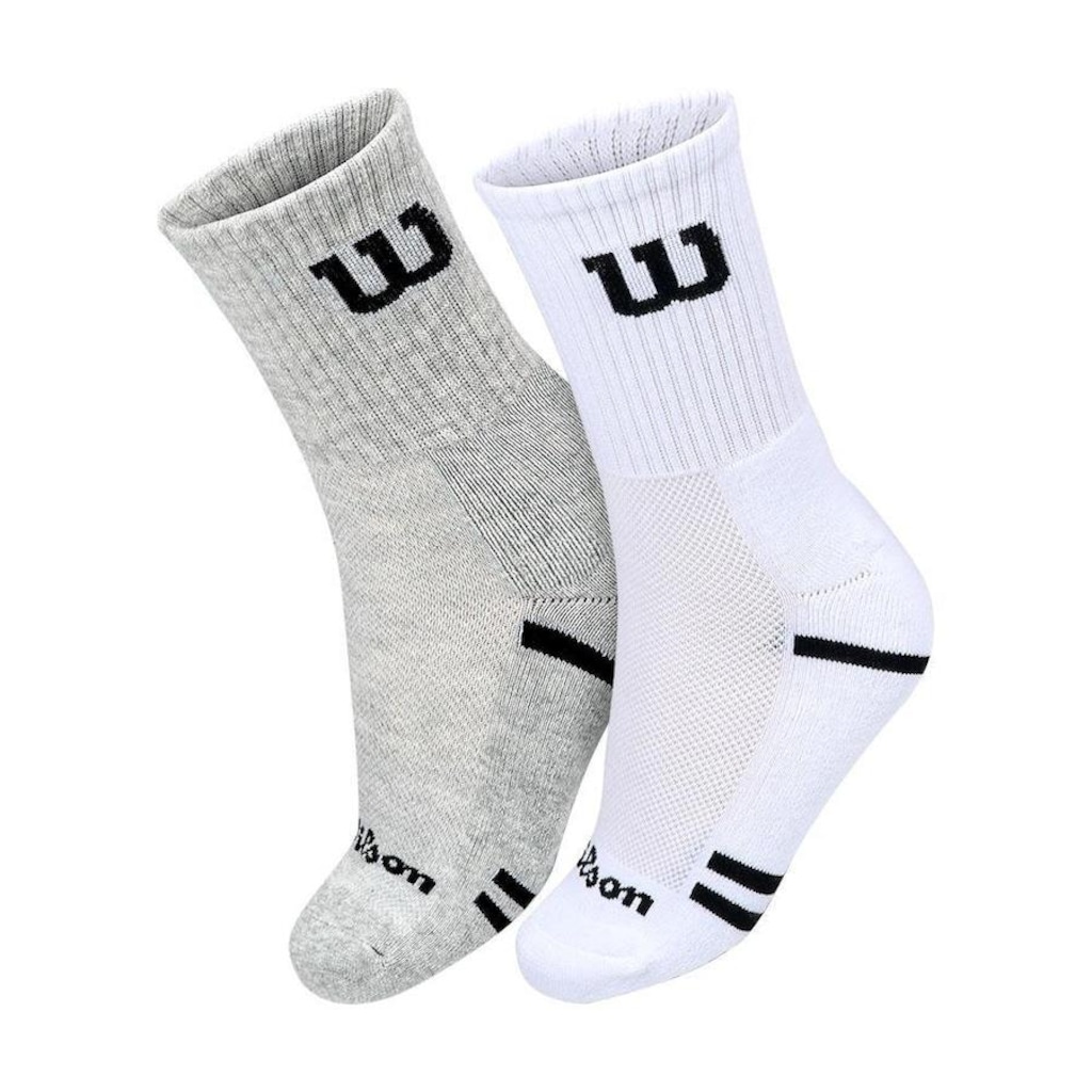 Imagem 1 do produto Kit Meias Cano Alto Wilson 39 a 44 - 2 Pares - Adulto