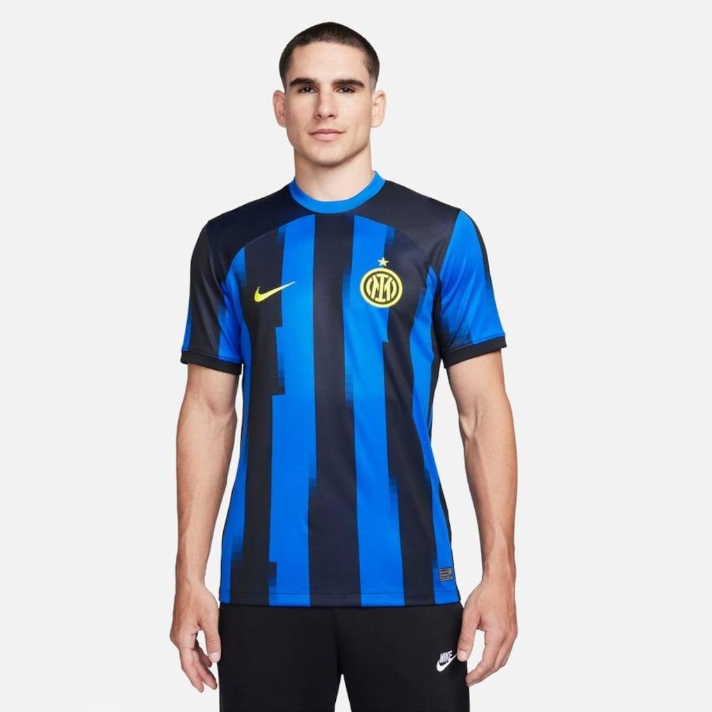 Camisa Inter de Milão I 2023/24 Torcedor Pro Nike - Masculina - Foto 1
