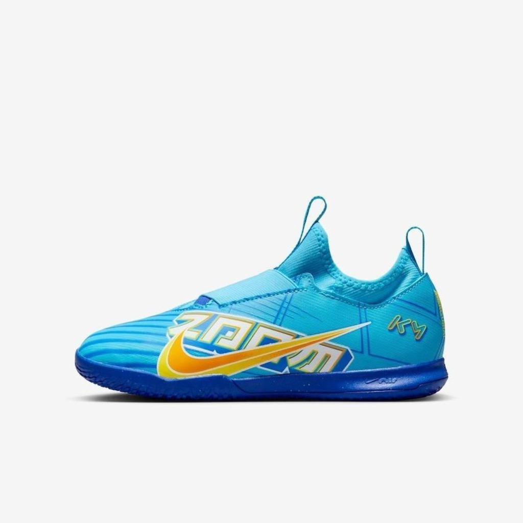 Chuteira Futsal Nike Zoom Vapor 15 Club Km - Infantil - Foto 1