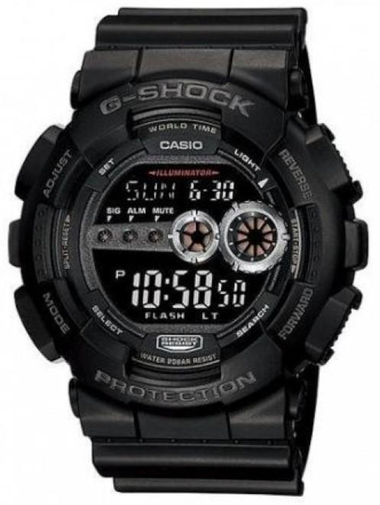 Relógio Casio G-Shock GD-100-1BDR Masculino Preto - G-Shock GD-100