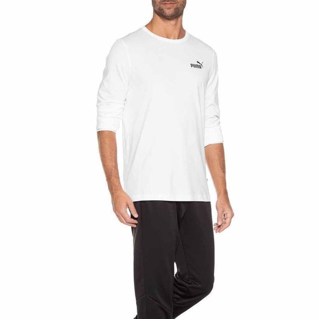 Imagem 3 do produto Camiseta Puma Manga Longa Ess Small Logo - Masculina