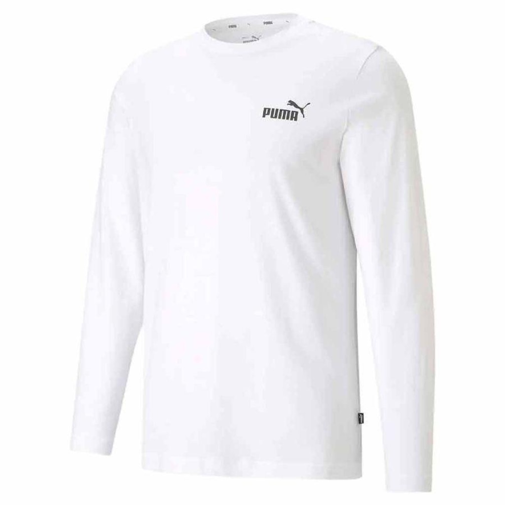 Camiseta Puma Manga Longa Ess Small Logo - Masculina