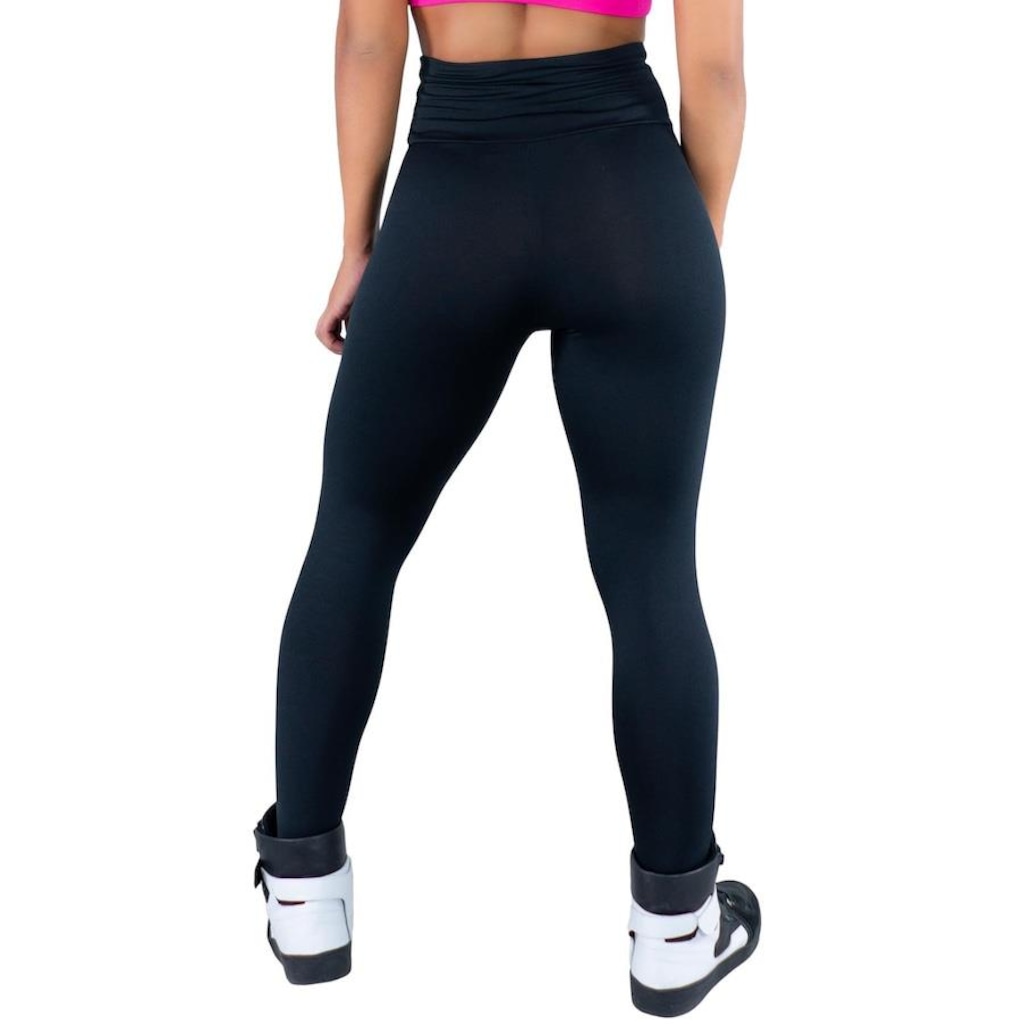 Imagem 2 do produto Calça Legging Cintura Alta Mvb Modas Suplex Fitness - Feminina