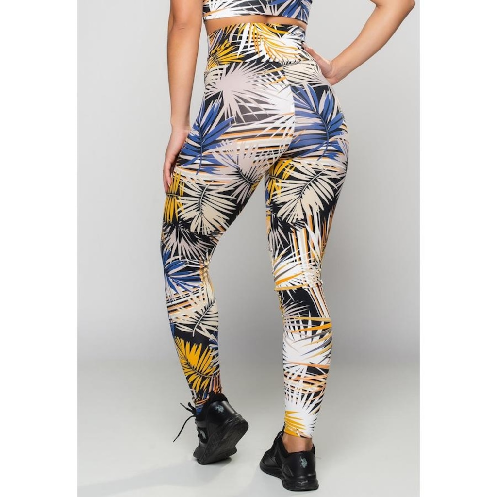 Imagem 2 do produto Calça Legging Cintura Alta Mvb Modas Suplex Fitness - Feminina