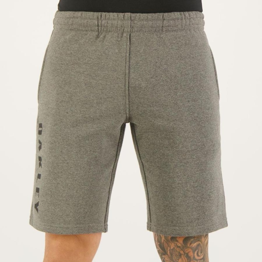 Bermuda de Moletom Oakley Crossrange Dry - Masculina - Foto 1