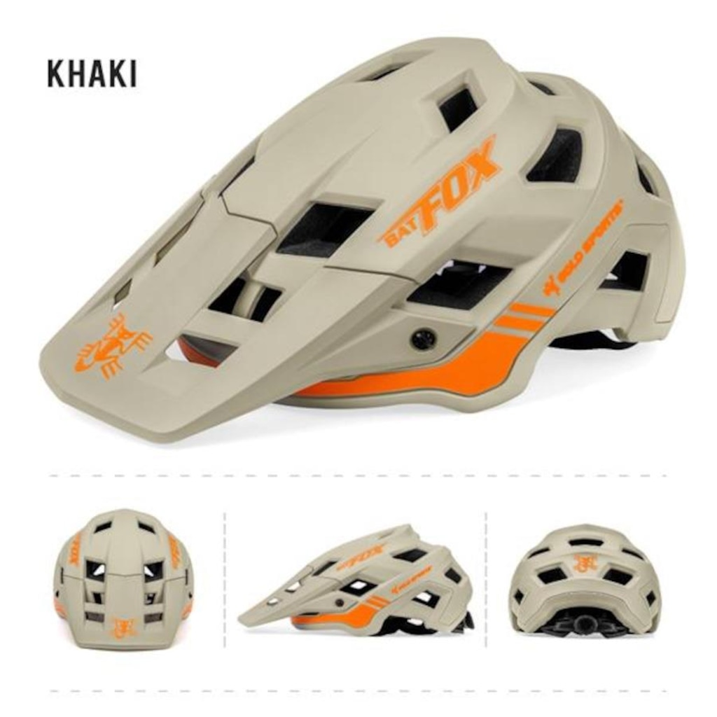 Imagem 2 do produto Capacete para Ciclismo Gold Sports Fox Fast Ajustável de Tamanho - Adulto