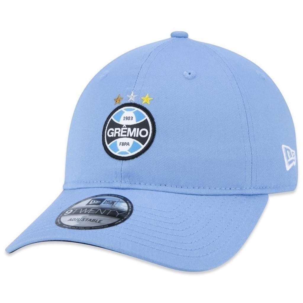 Boné Aba Curva New Era 9Twenty Futebol Gremio - Strapback - Adulto