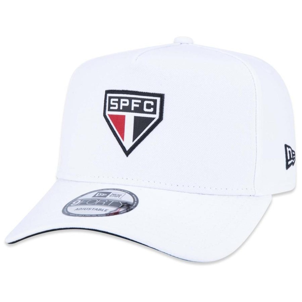 Boné Aba Curva New Era 9Forty A-Frame Futebol São Paulo - Snapback - Masculino