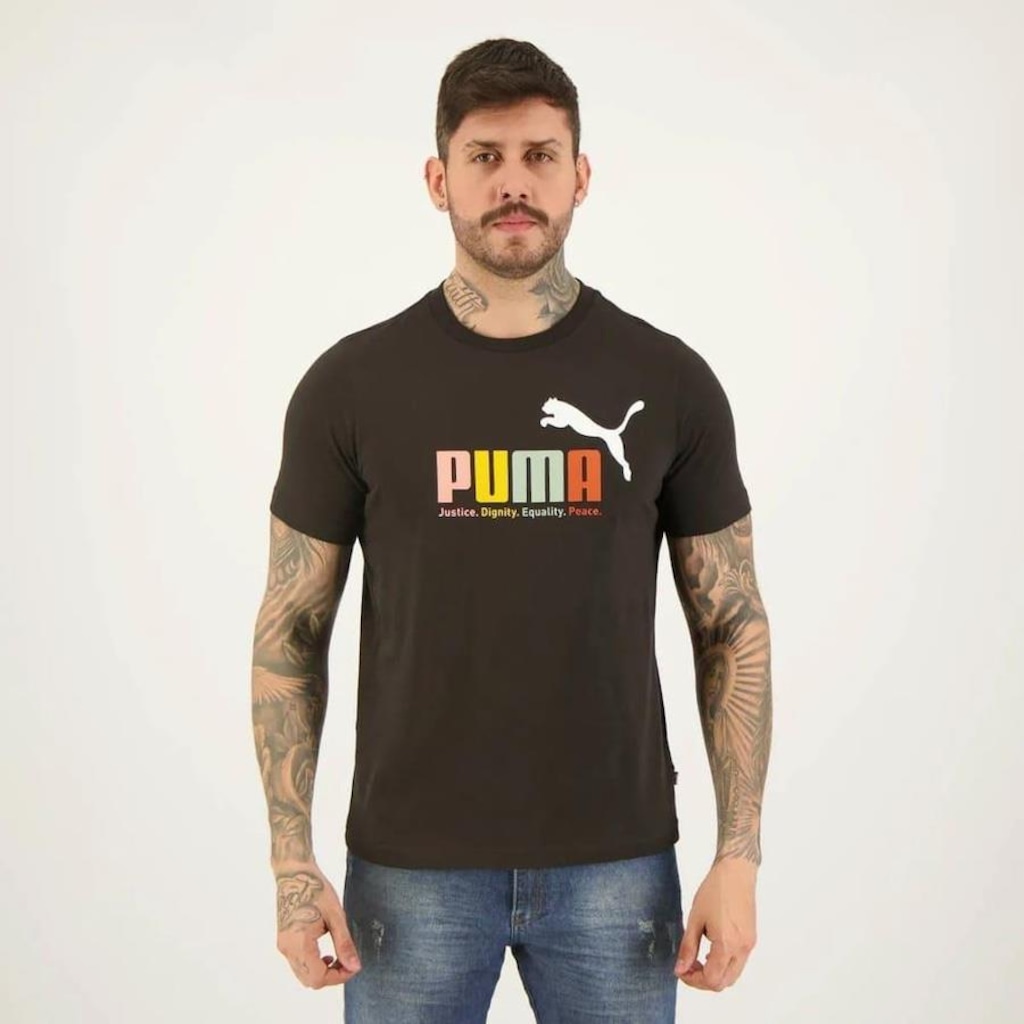 Camiseta Puma Essential Multicolor Tee - Masculina