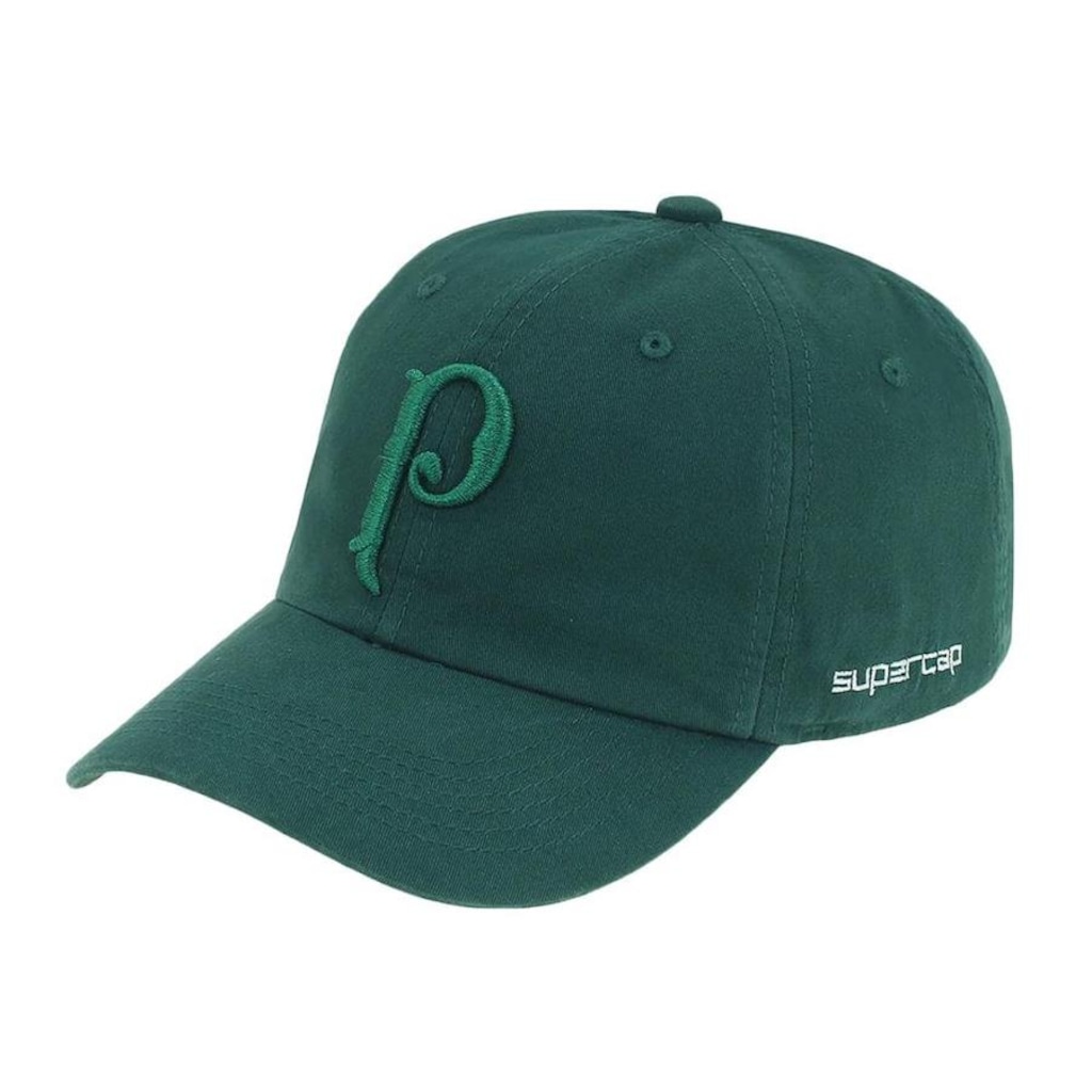 Boné Aba Curva Palmeiras Supercap Relevo 3D - Strapback - Adulto
