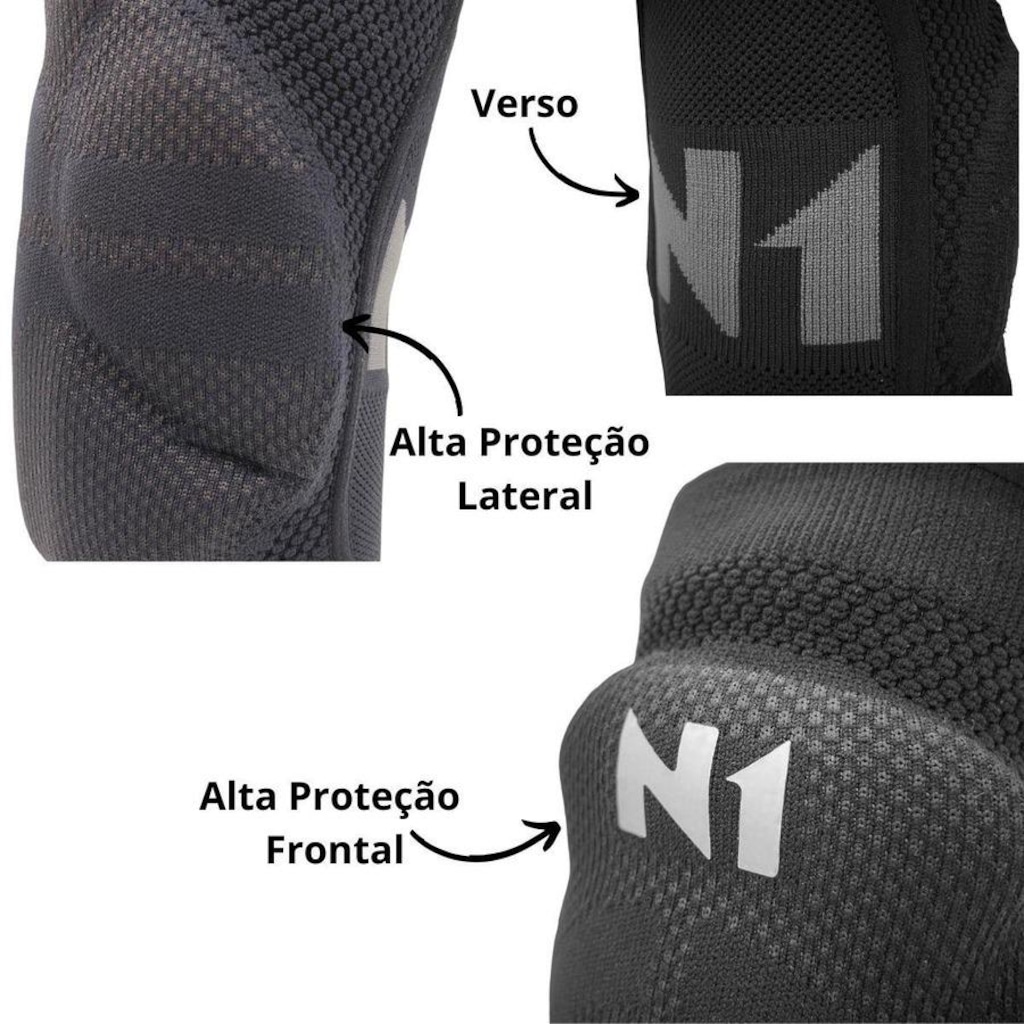 Imagem 3 do produto Joelheira de Vôlei N1 Sport Spry Profissional - Adulto