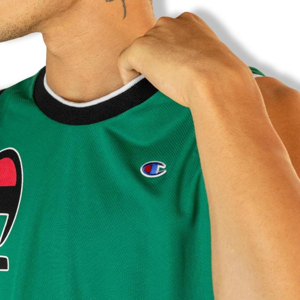 Imagem 4 do produto Camiseta Regata Champion Brasil Jersey Basket Script Street - Masculina