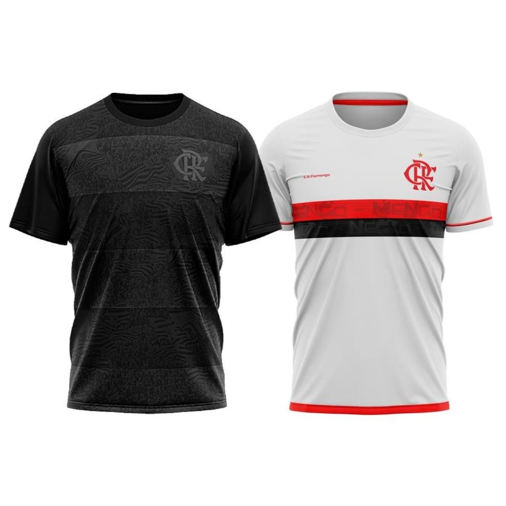 Kit 2X Camisa do Flamengo Braziline - Approval + Confirm - Masculino