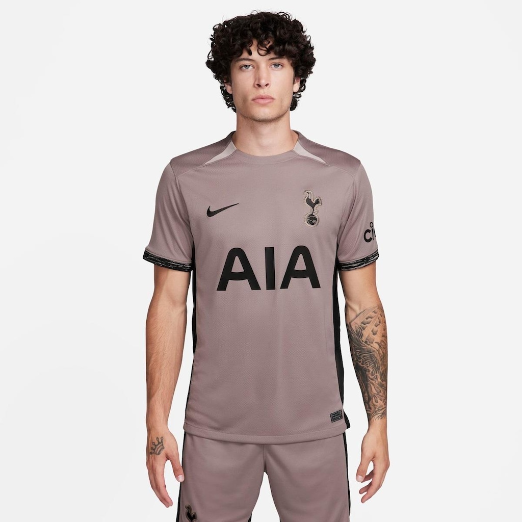ウェア Nike Tottenham Hotspur Gray 14 Jersey XL Camisa Tottenham FC III Nike Masculina Torcedor | Centauro