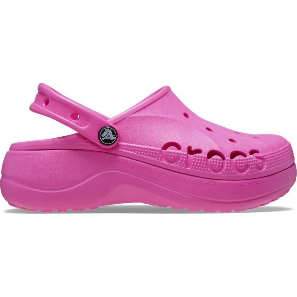 Sandália Crocs Baya Platform Clog Electric - Feminino - Foto 1