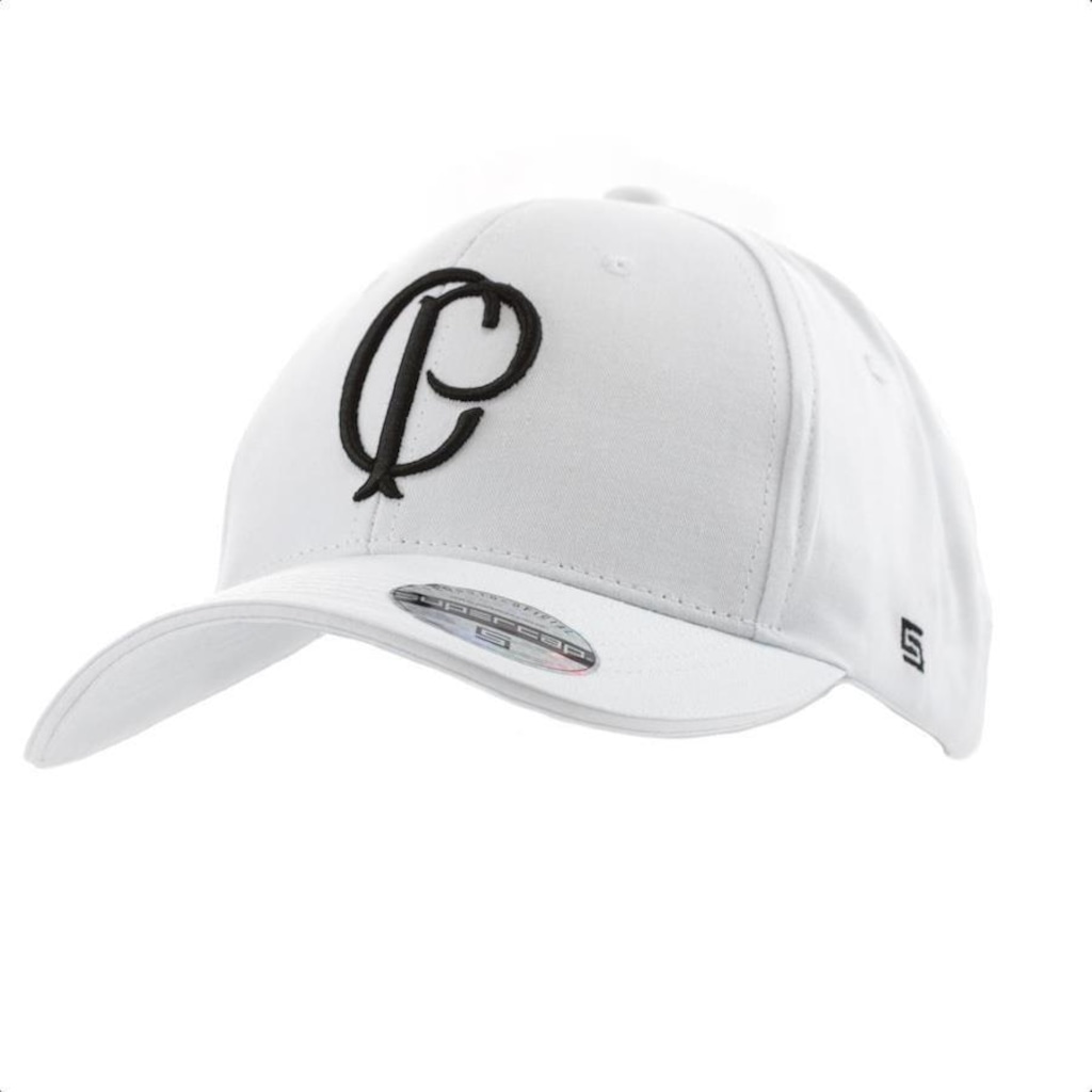 Boné Aba Curva Supercap Corinthians Bordado Frontal Dora - Snapback - Adulto