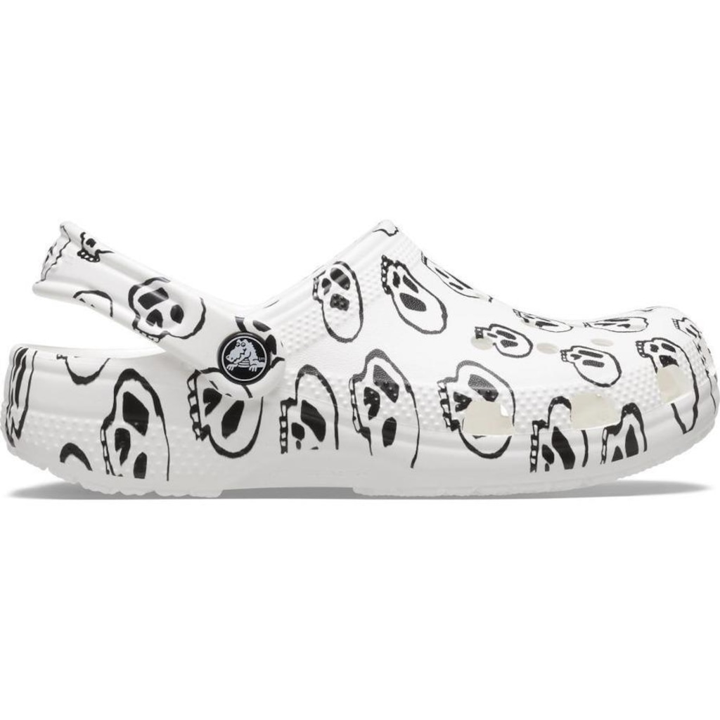 Imagem 1 do produto Sandália Crocs Classic Skull Print Clog K - Unissex