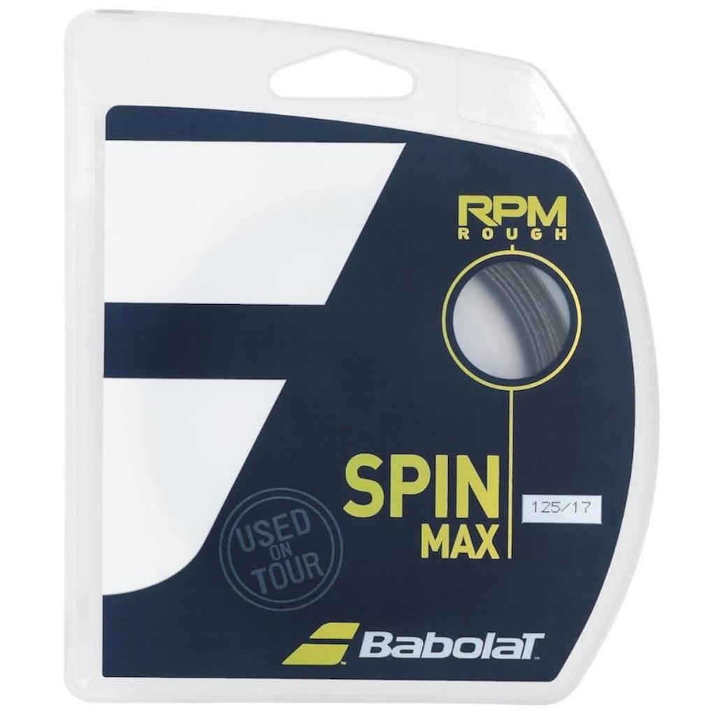Corda para Raquete de Tênis Babolat Rpm Rough 17L 1.25Mm Set Individual