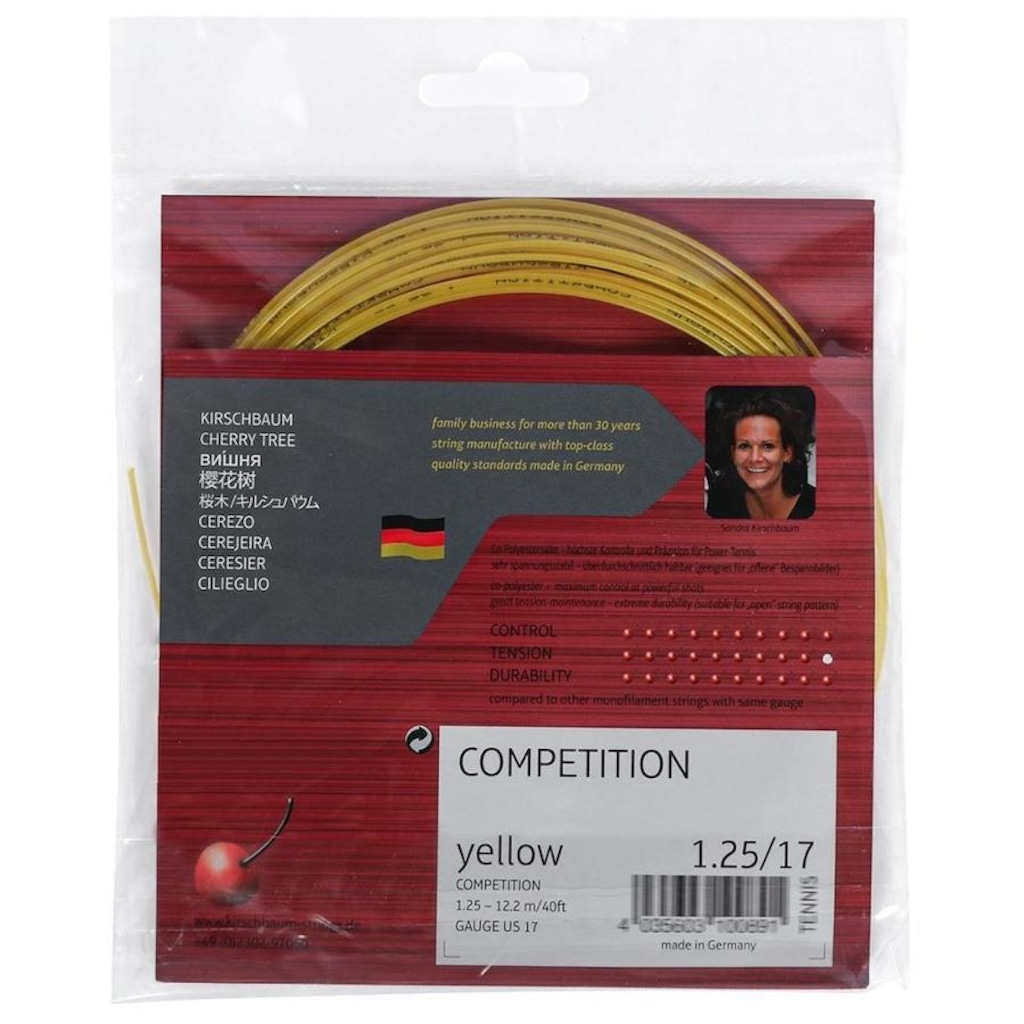 Imagem 3 do produto Corda para Raquete de Tênis Kirschbaum Competition 17L 1.25Mm Set Individual