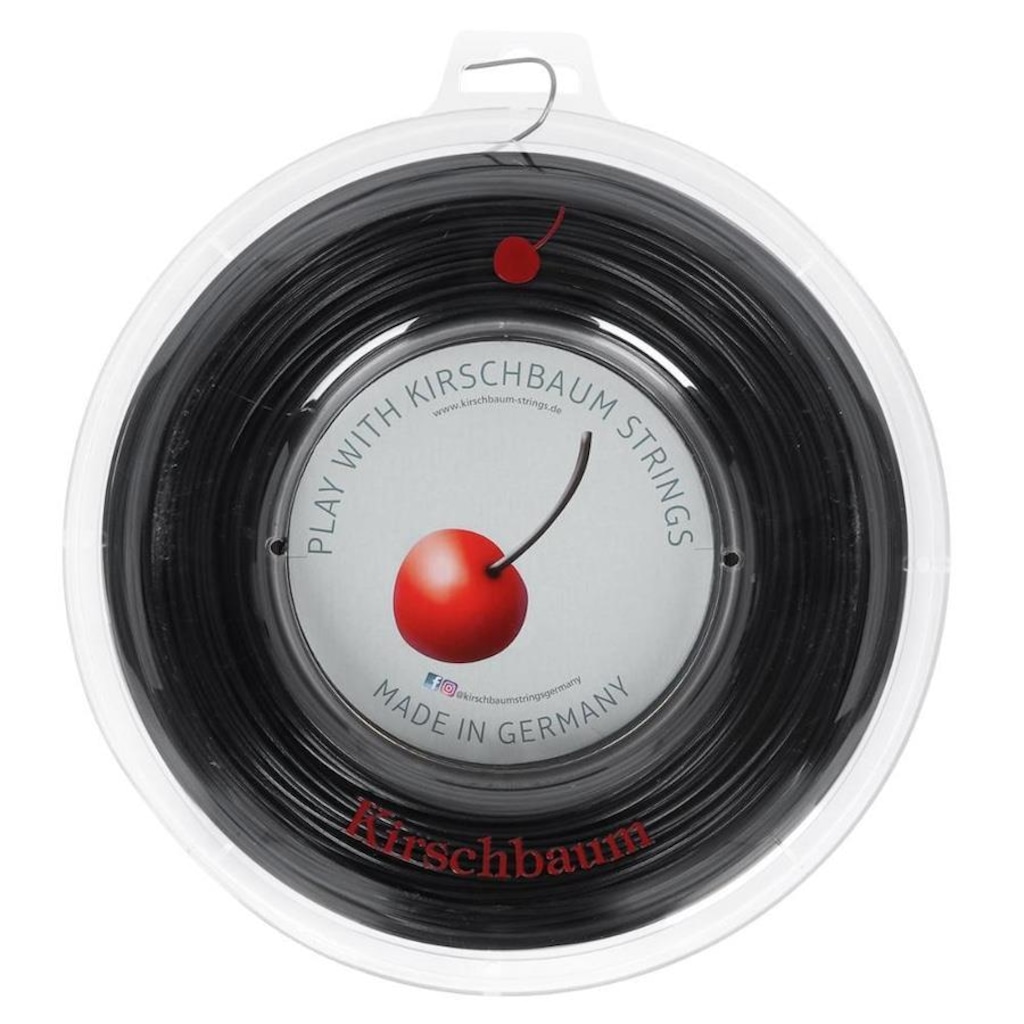 Imagem 3 do produto Corda para Raquete de Tênis Kirschbaum Black Shark 16L 1.30Mm Rolo com 200 Metros