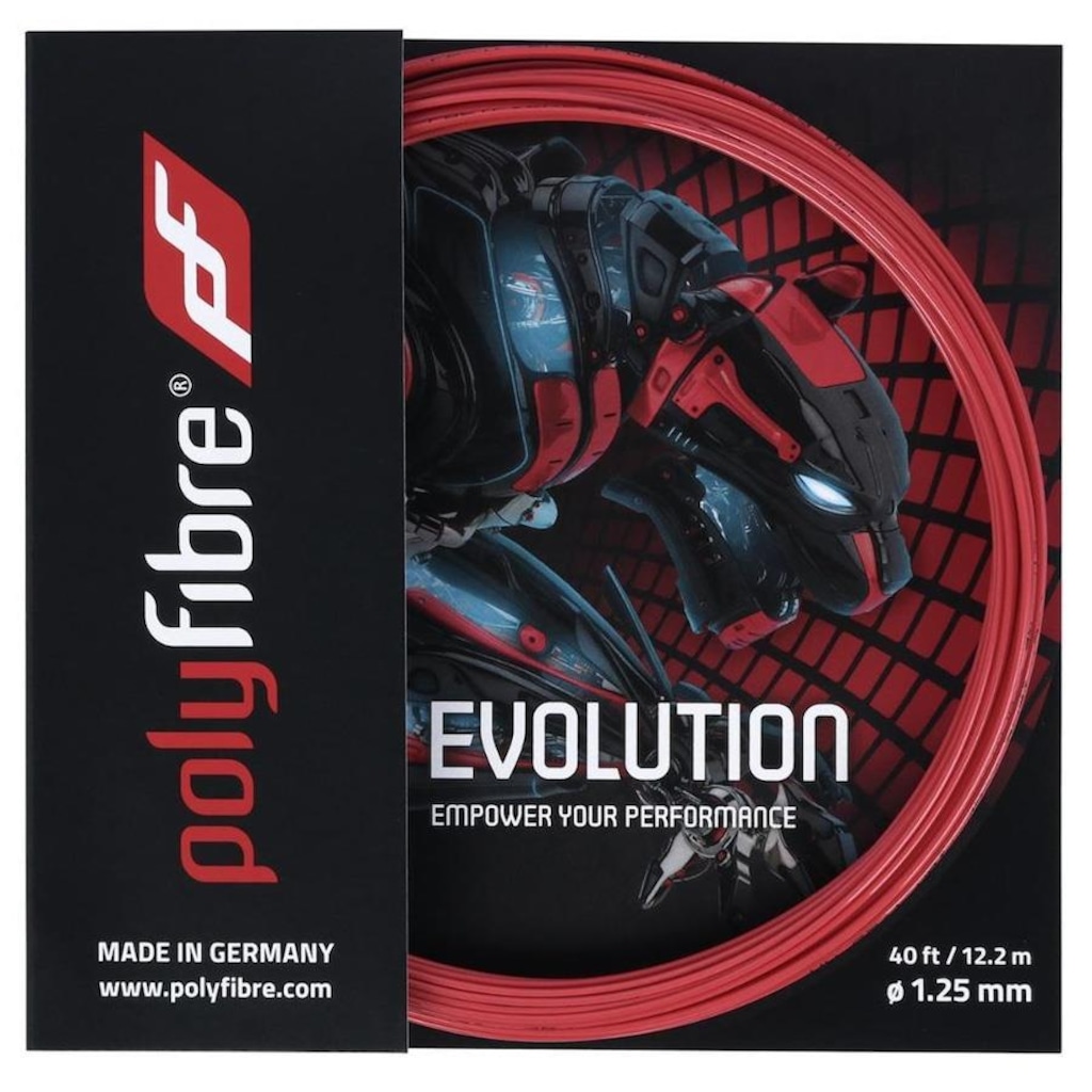 Corda para Raquete de Tênis Polyfibre Evolution 17L 1.25mm Set Individual