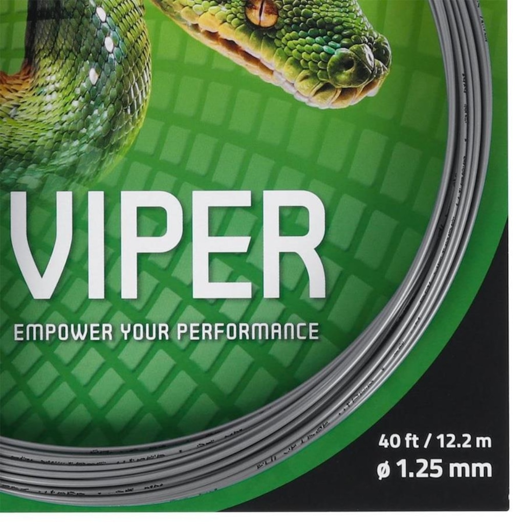 Imagem 2 do produto Corda para Raquete de Tênis Polyfibre Viper 17L 1.25mm Set Individual