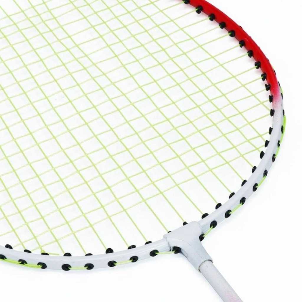 Imagem 4 do produto Kit de Badminton Hyper Júnior Lazer: 2 Raquetes + 2 Petecas - Infantil