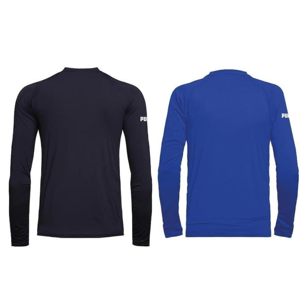 Imagem 2 do produto Kit Camisas Térmicas Puma Uv50+ Manga Longa - 2 Unidades - Infantil