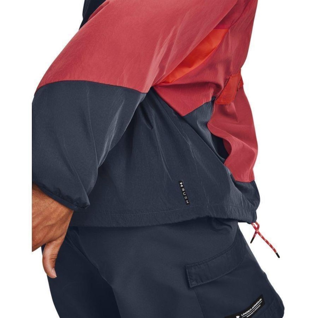 Imagem 5 do produto Jaqueta com Capuz Under Armour Rush Woven 1/2 Zip Anorak - Masculina