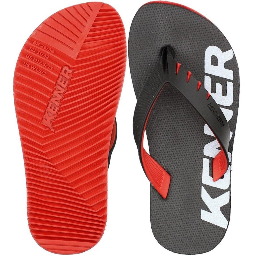 Chinelo Kenner Red Kids - Infantil - Foto 3