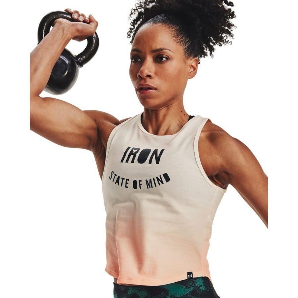Imagem 3 do produto Camiseta Regata Under Armour Project Rock State Of Mind Tank - Feminina