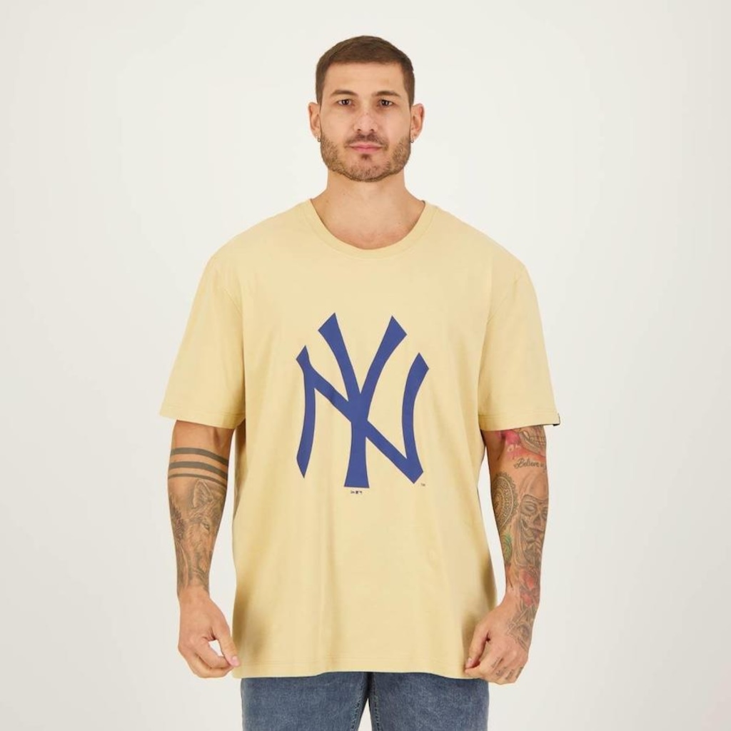 Camiseta New Era Mlb New York Yankees Essentials Duo - Masculina