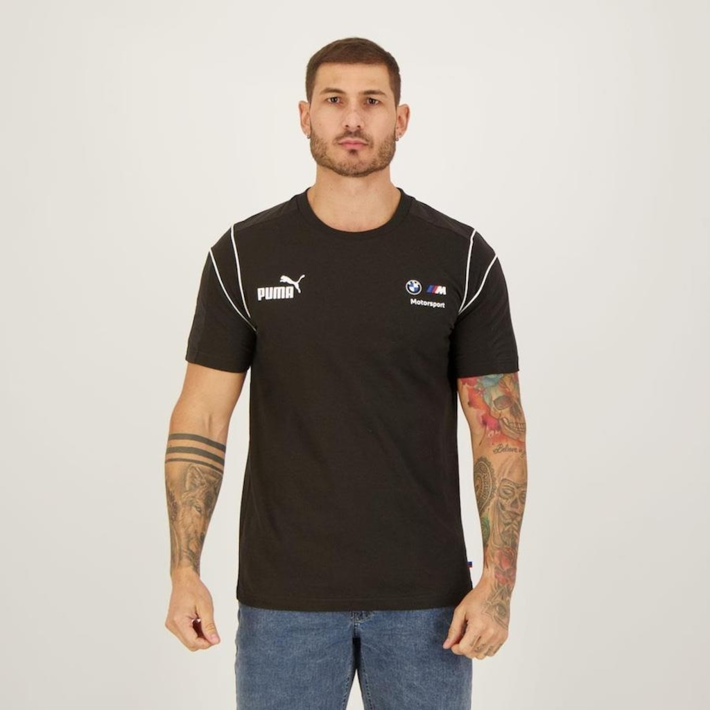 Camiseta Puma BMW Motorsport MT7 - Masculina - Foto 1