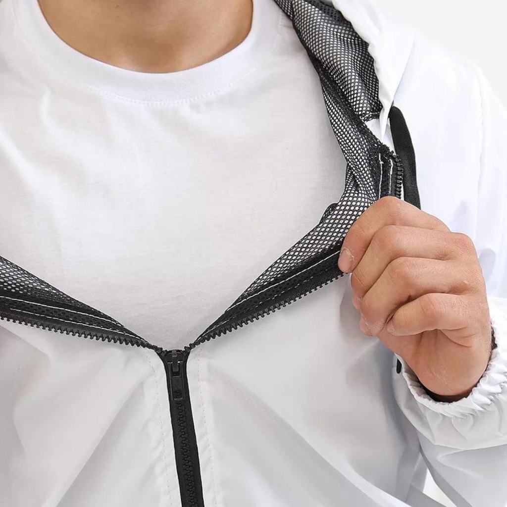 Imagem 4 do produto Jaqueta Corta Vento com Capuz New Fox Impermeável Tela Proteção - Masculina