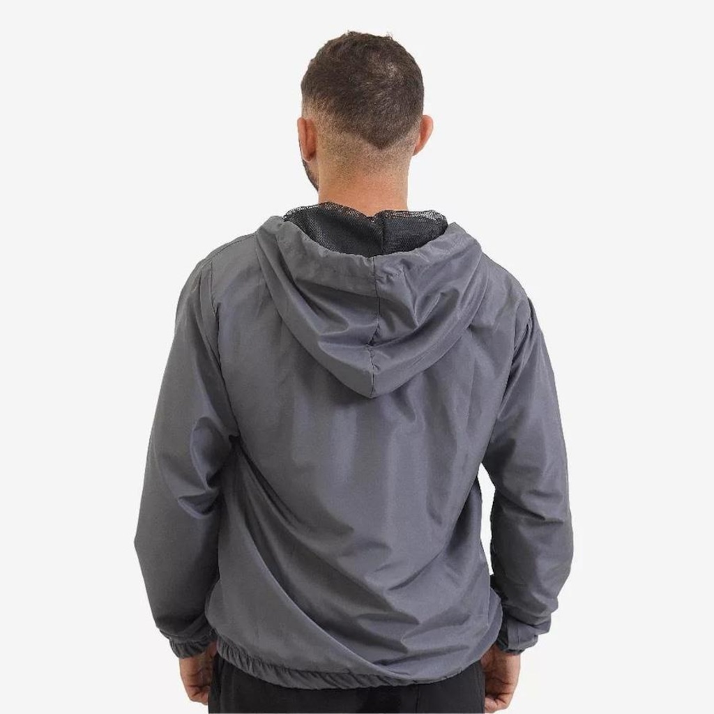 Imagem 3 do produto Jaqueta Corta Vento com Capuz New Fox Impermeável Tela Proteção - Masculina