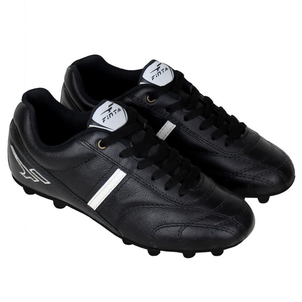 Imagem 2 do produto Chuteira de Campo Finta Pro Magna Couro Natural - Masculina