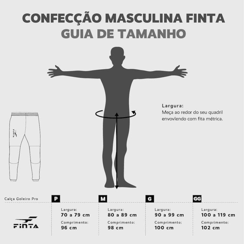 Imagem 5 do produto Calça de Goleiro Finta Profissional Zenit - Adulto
