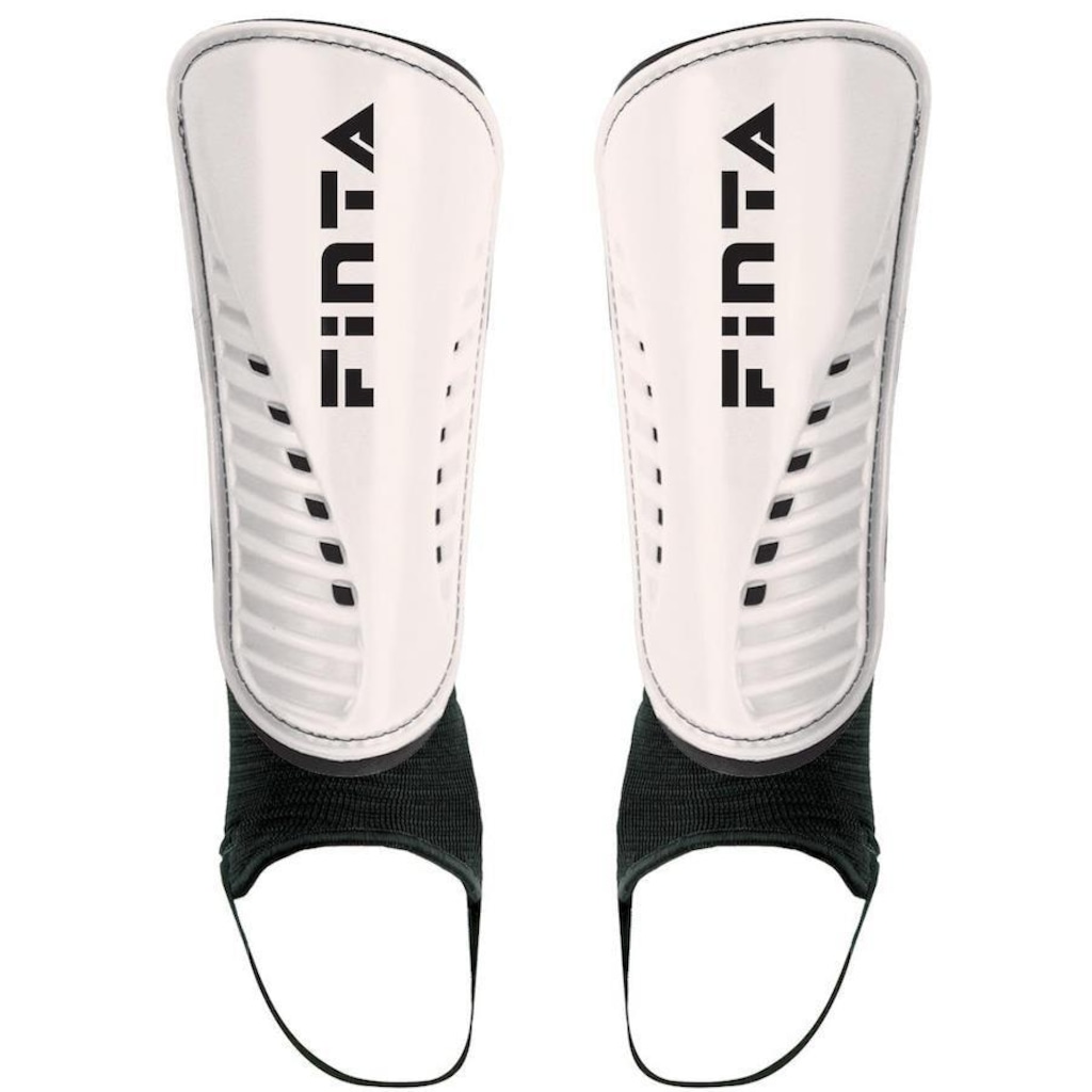 Caneleira de Futebol Finta Fúria com Tornozeleira - Adulto