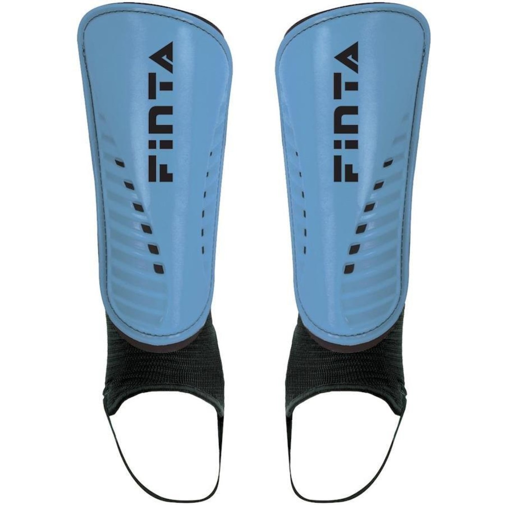 Caneleira de Futebol Finta Fúria com Tornozeleira - Adulto